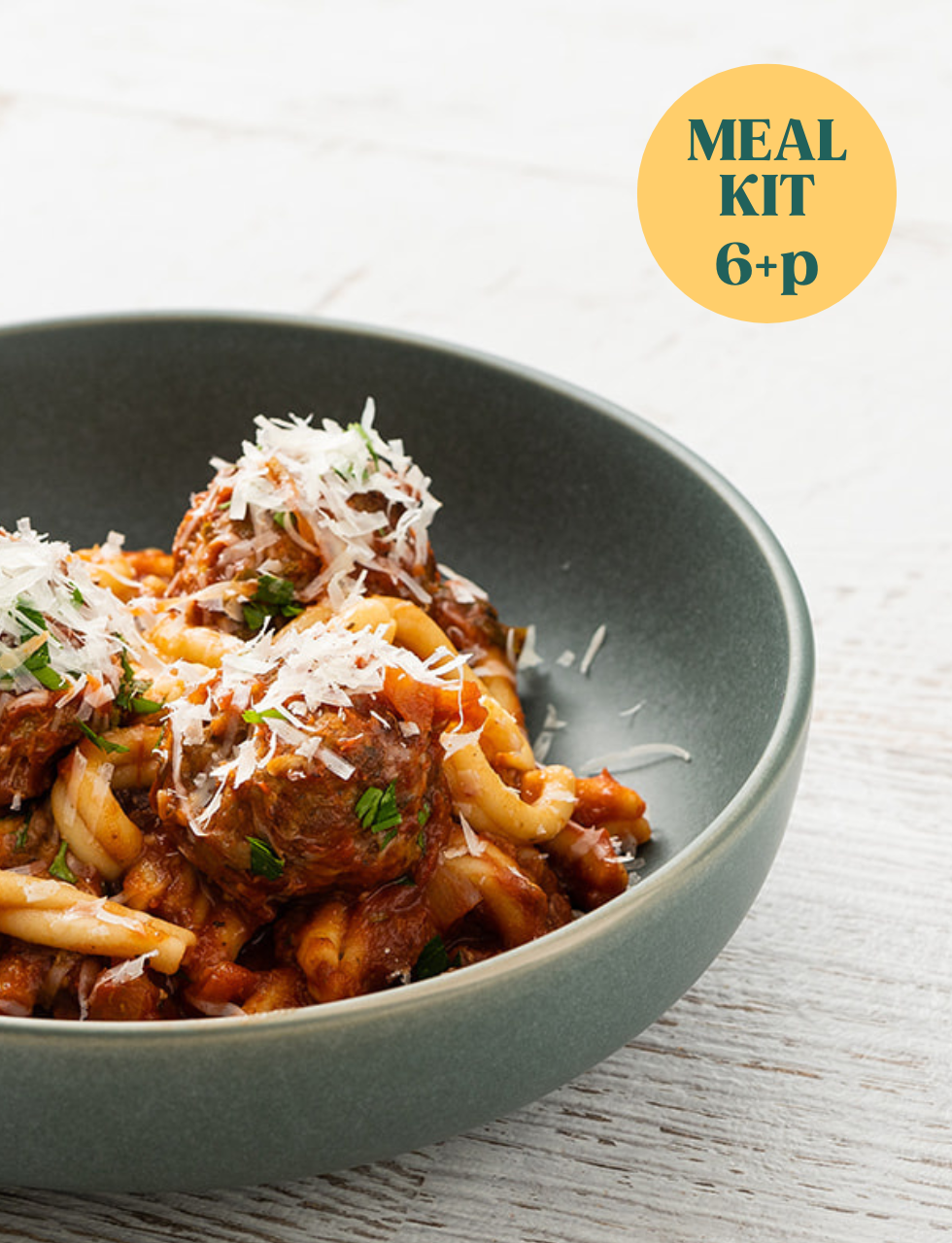 Meal Kit | Italian Meatballs & Pasta | 6+