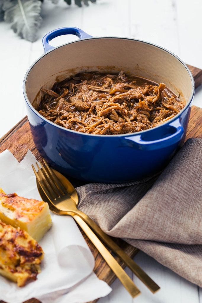 500g Slow Cooked BBQ Pulled Pork | Serves 2-3 – Farm Door Riverina