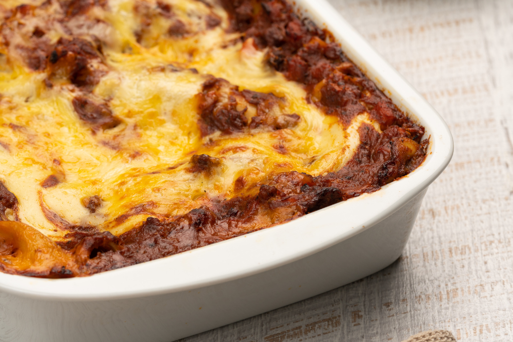 A taste of home-cooked comfort: our Beef Ragu Lasagne, sure to satisfy and serve 4-6