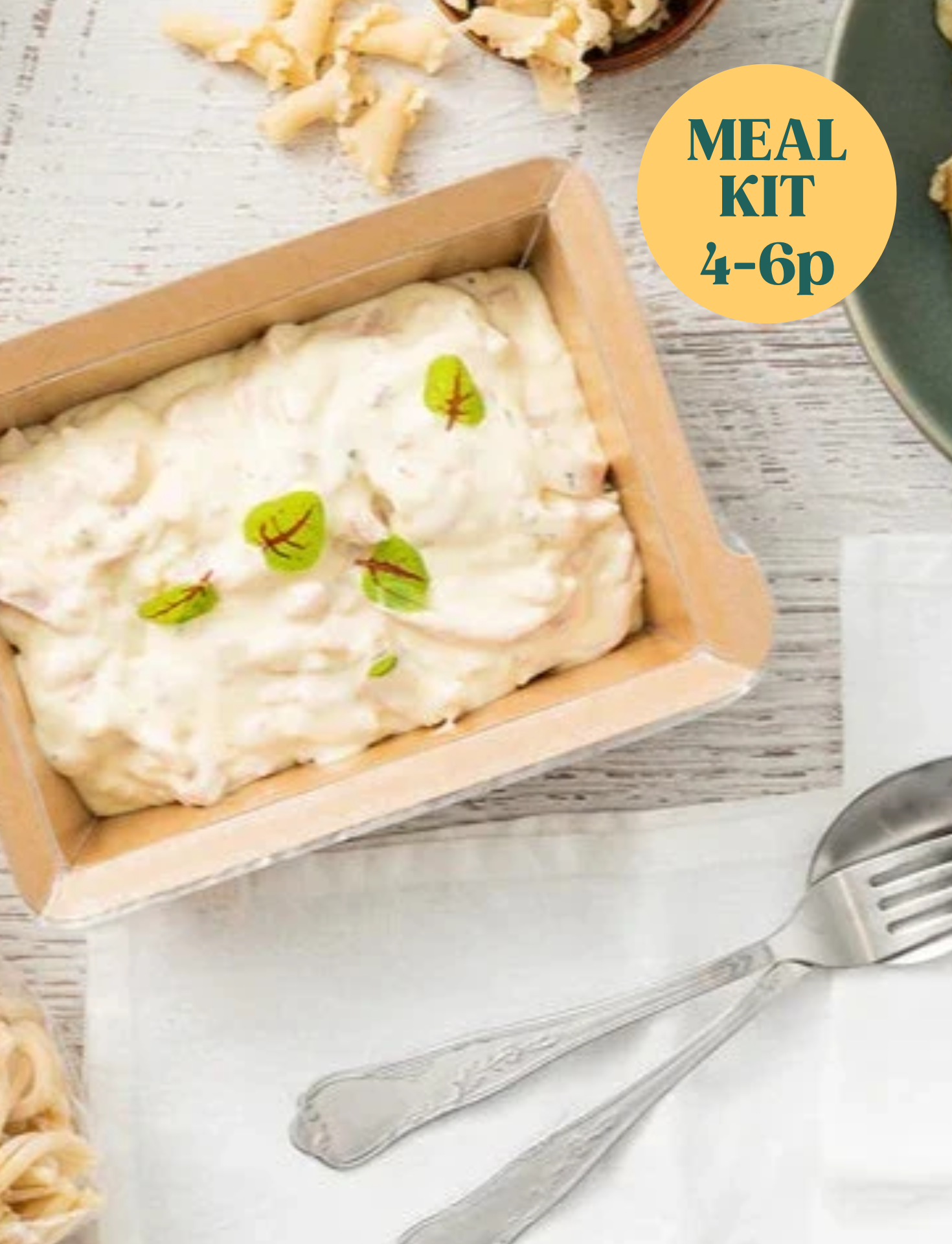Meal Kit | Creamy Boscaiola Pasta | Serves 4-6