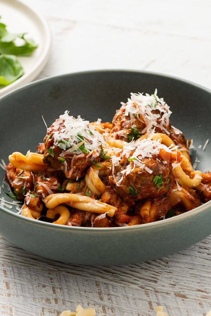 Savor the flavor of our 500g Italian Meatballs, crafted with local pork, beef, and ricotta, ready to serve 2-3.