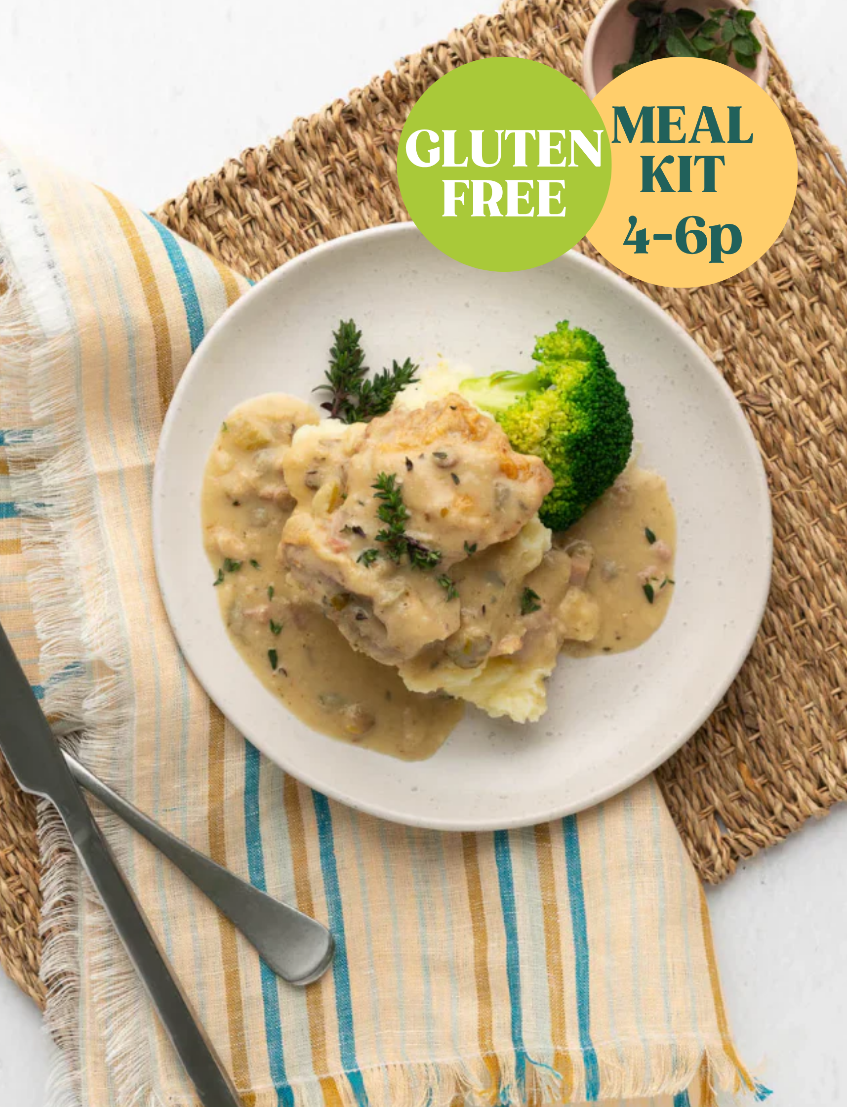 Meal Kit | French Chicken Casserole & Creamy Mash | Serves 4 - 6