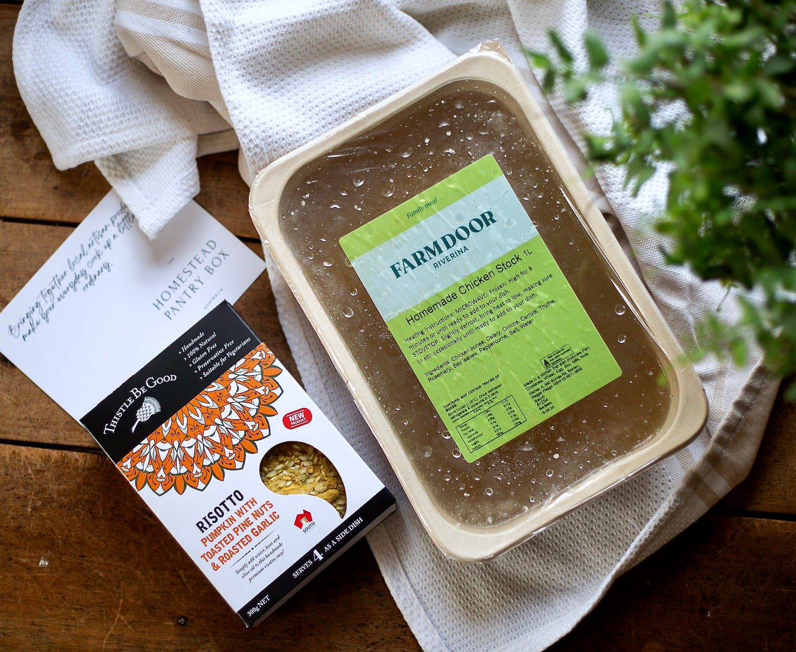 1L Chicken Stock + THPB Risotto Kit | Serves 4