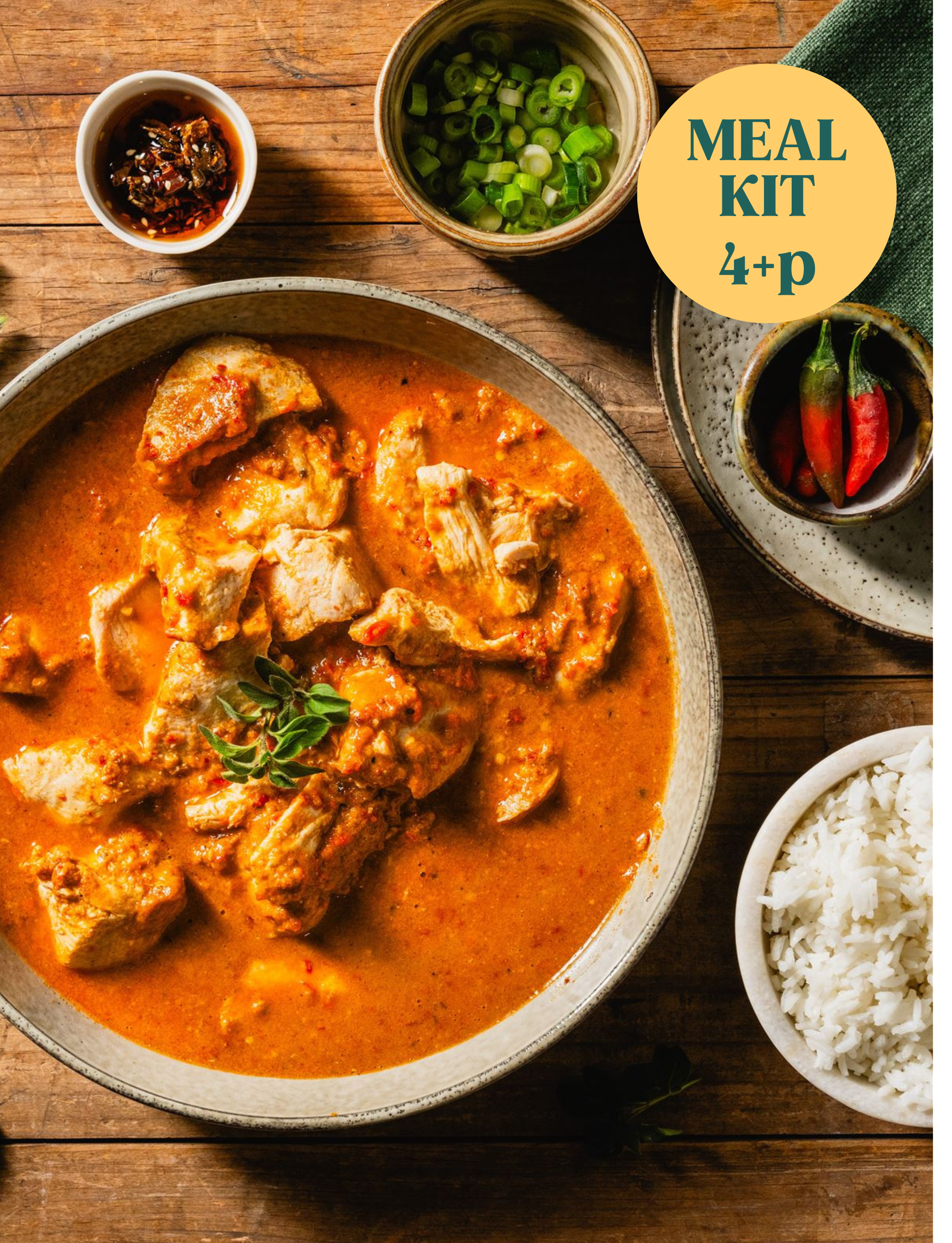 Meal Kit | Harissa Chicken & Rice | Serves 4+