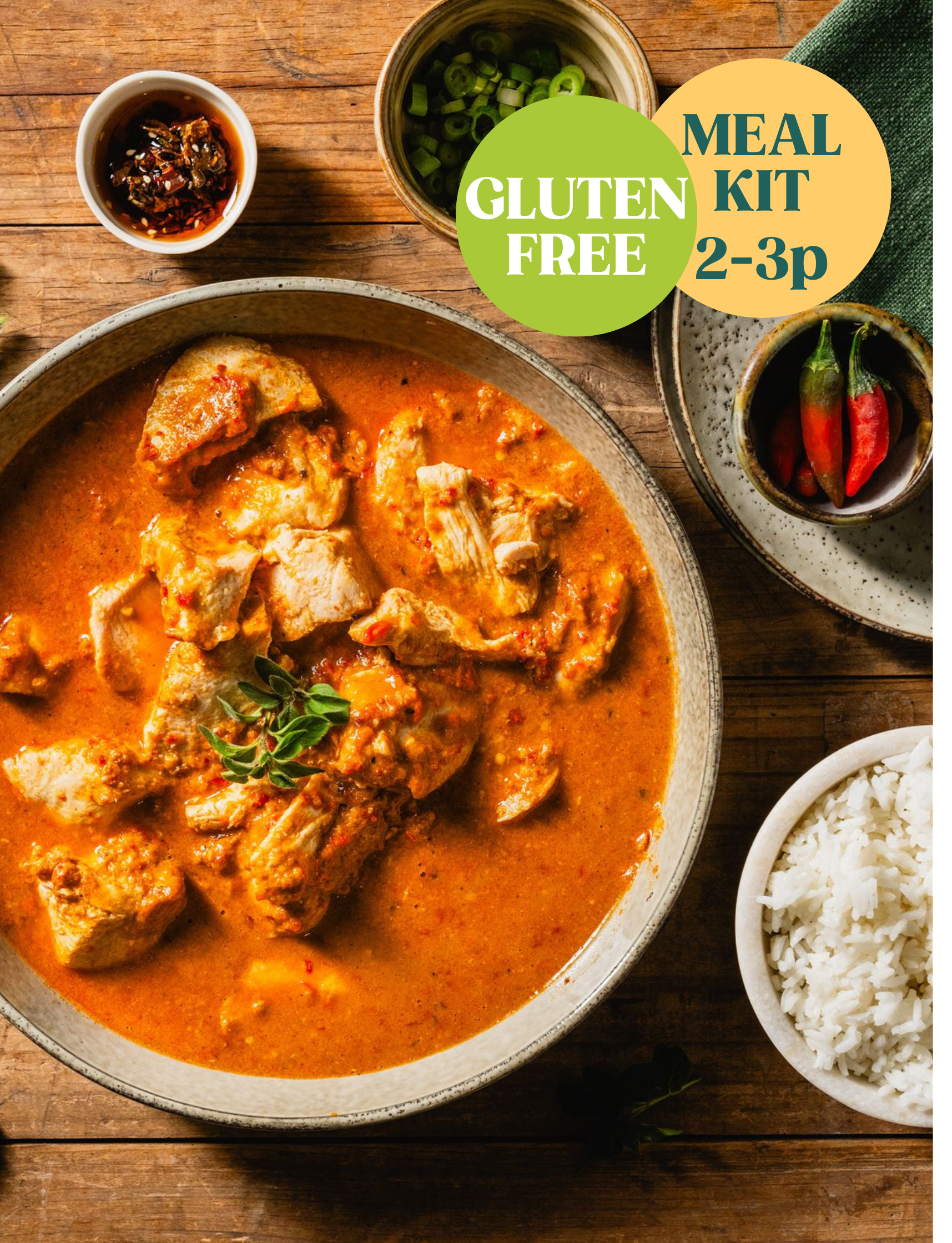 Meal Kit | Harissa Chicken & Rice | Serves 2-3