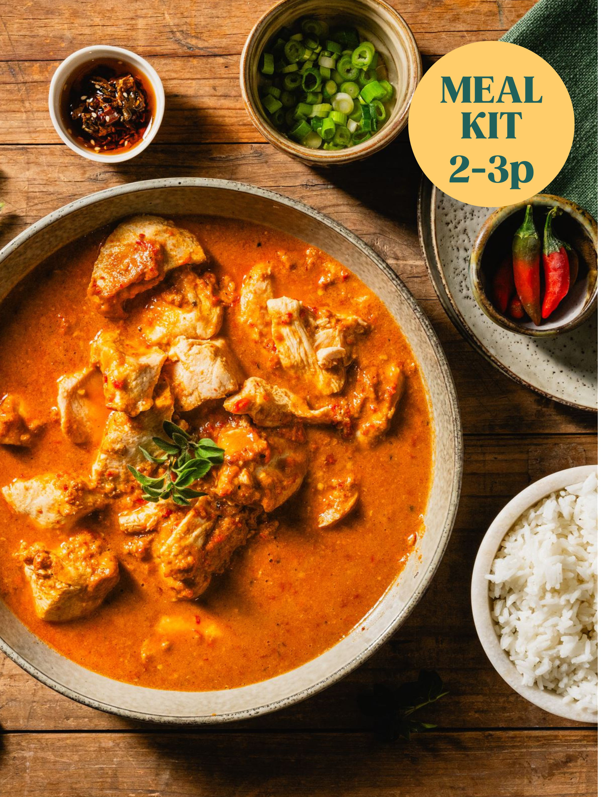 Meal Kit | Harissa Chicken & Rice | Serves 2-3