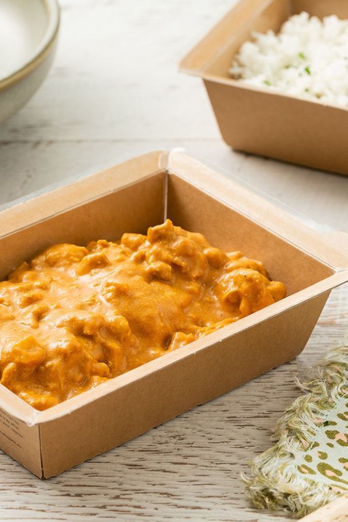 Savor the succulent chicken and creamy tomato sauce of our Butter Chicken, a delightful meal for two or three